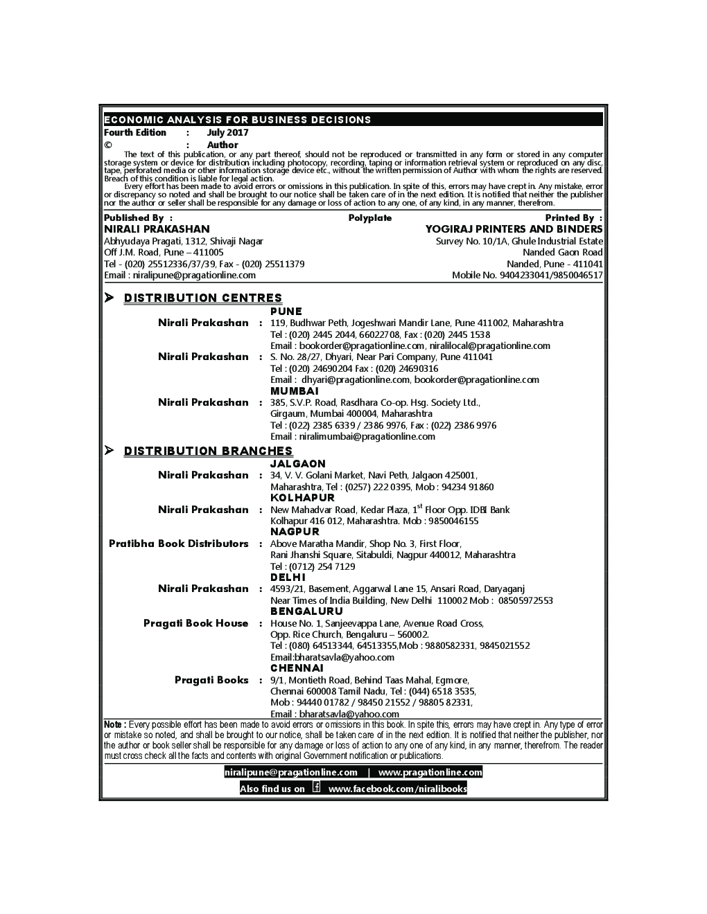Economic Analysis For Business Decisions - Page 3