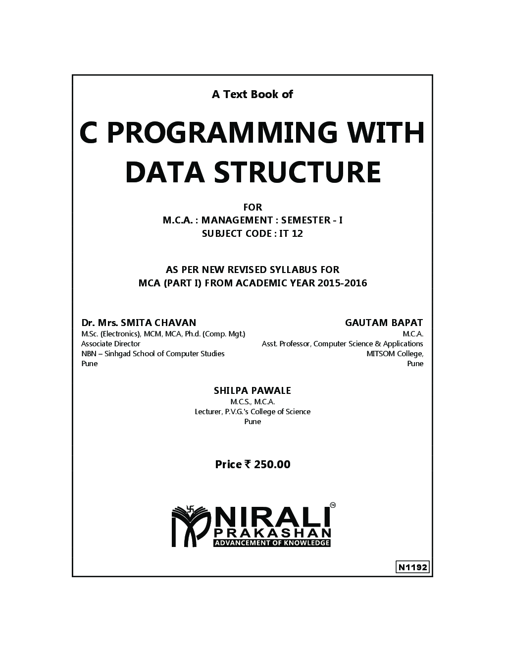 C Programming With Data Structure - Page 2