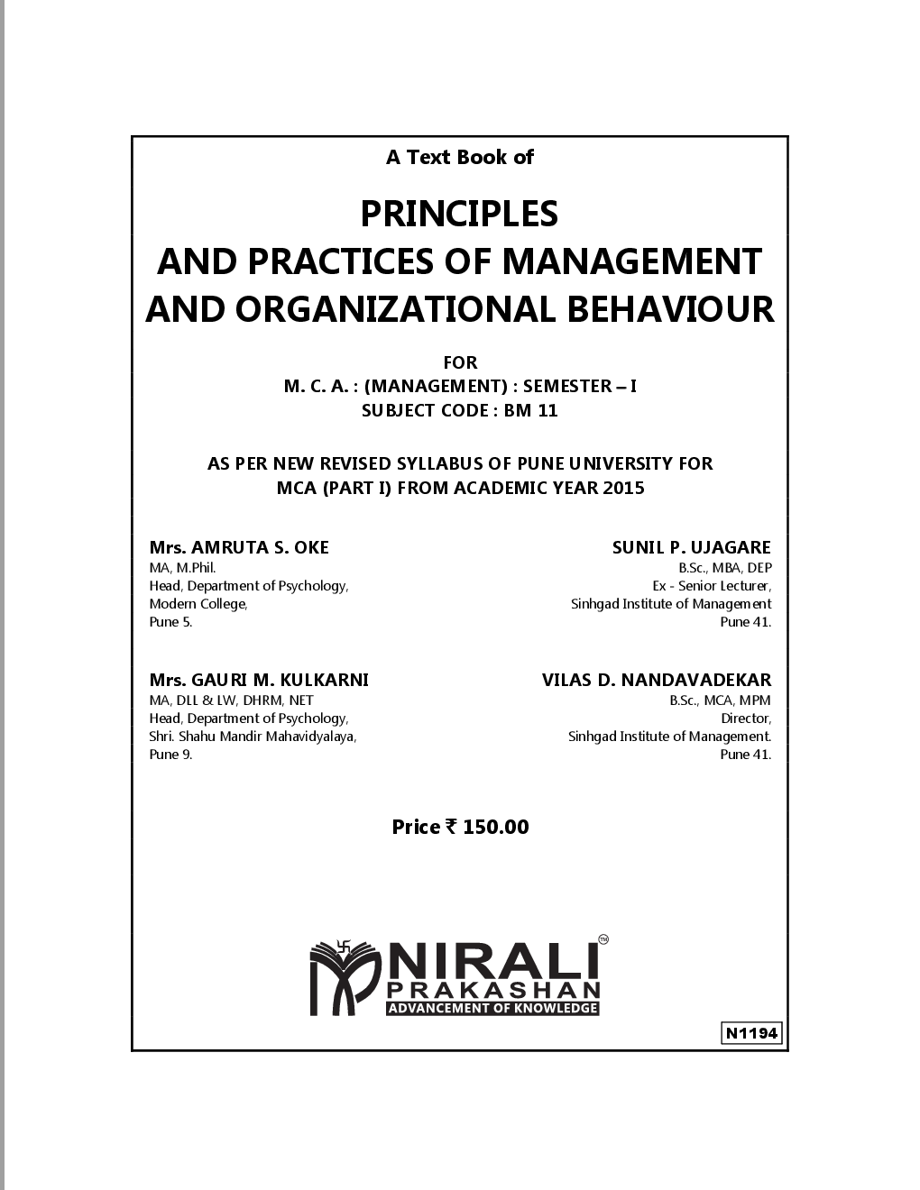 Principles And Practices Of Management And Organizational Behaviour - Page 2