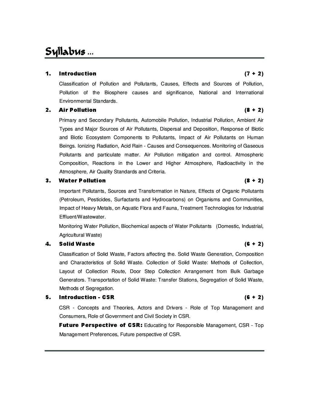 Environment Management And CSR - Page 5