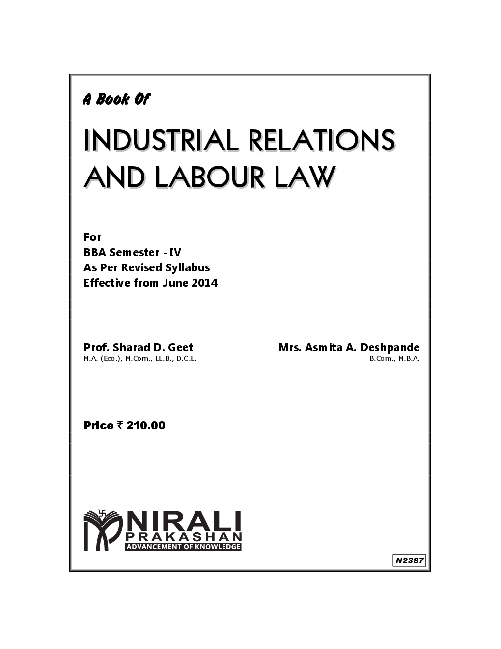 Industrial Relations And Labour Law - Page 2