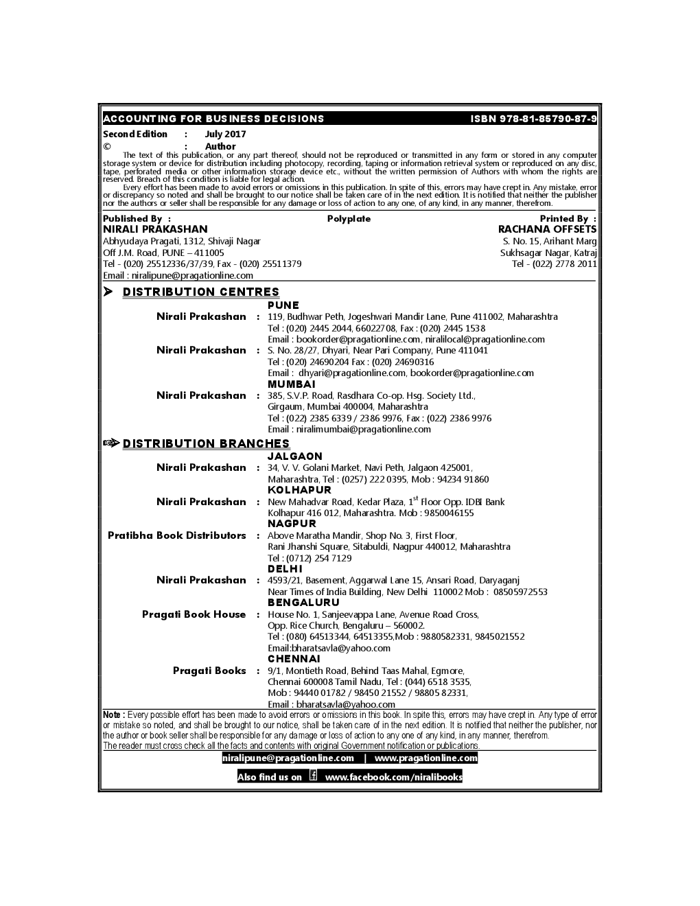 Accounting For Business Decisions - Page 3