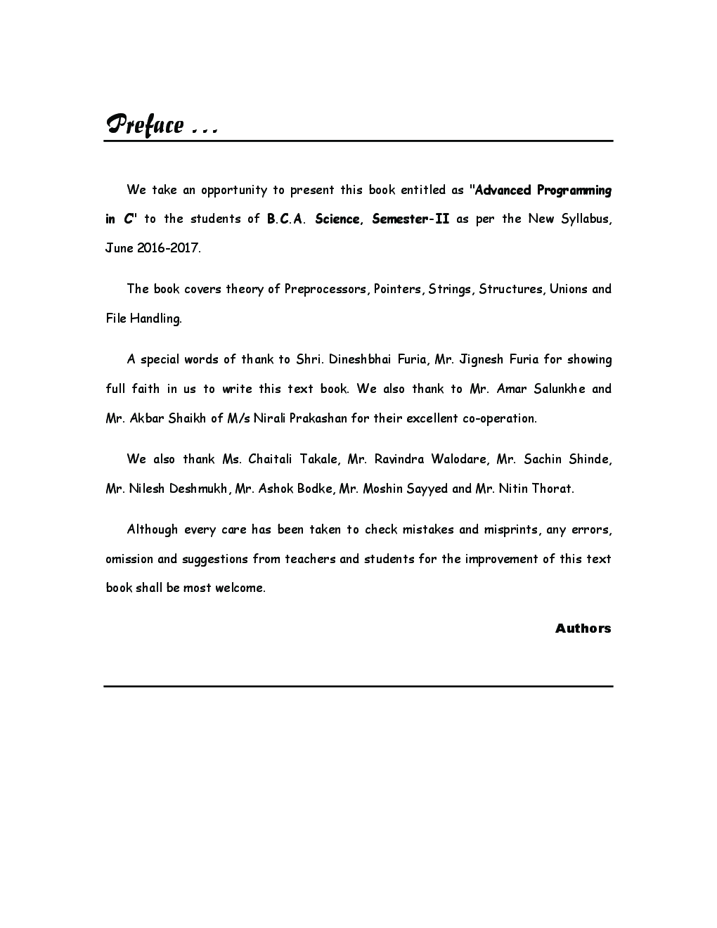 Advanced Programming In C - Page 4