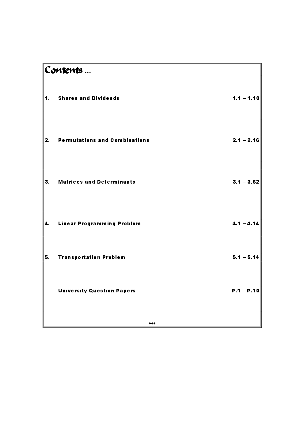 Business Mathematics - Page 5