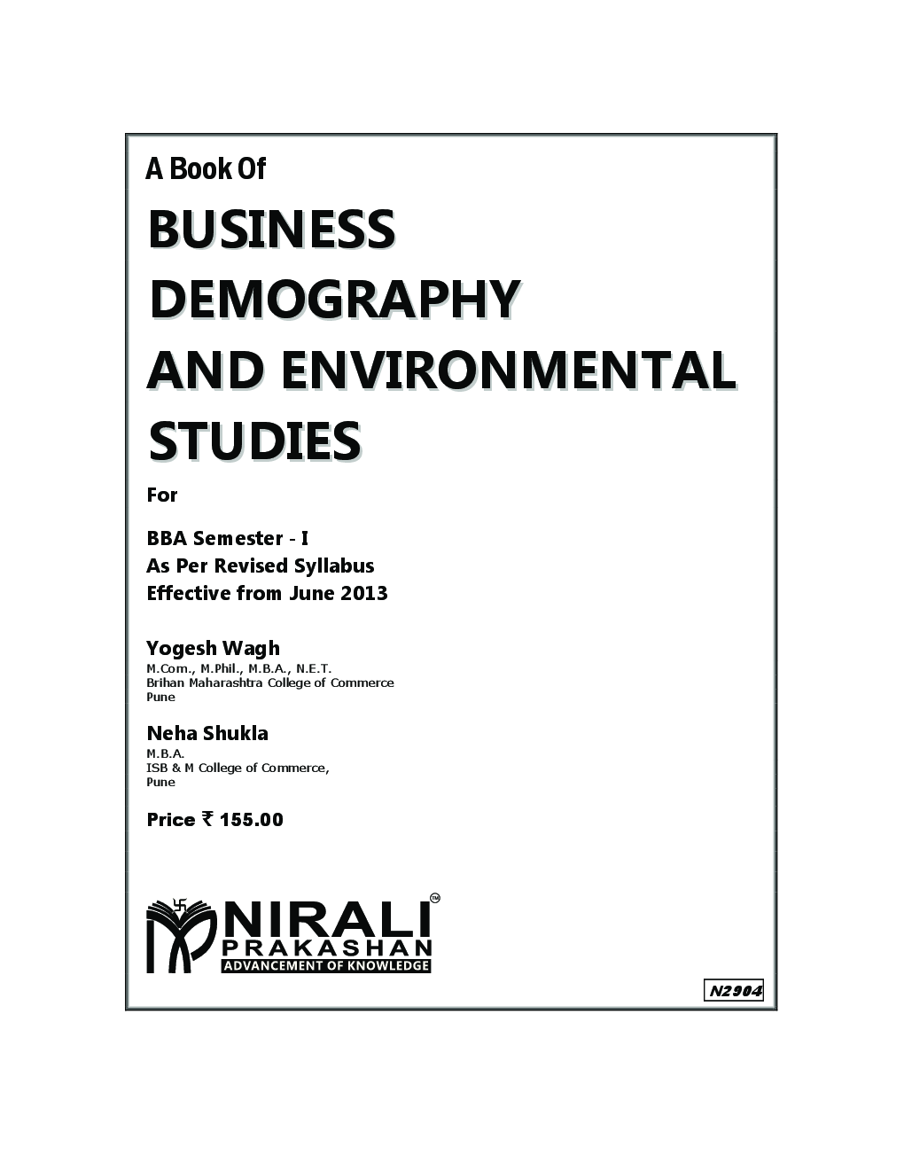 Business Demography & Environmental Studies - Page 2