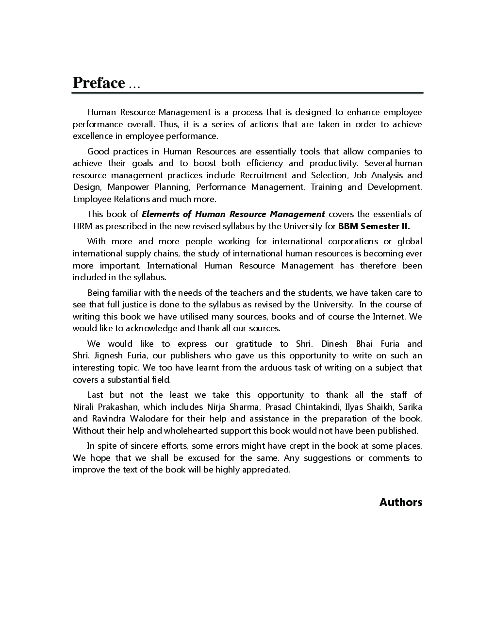 Elements Of Human Resource Management - Page 4