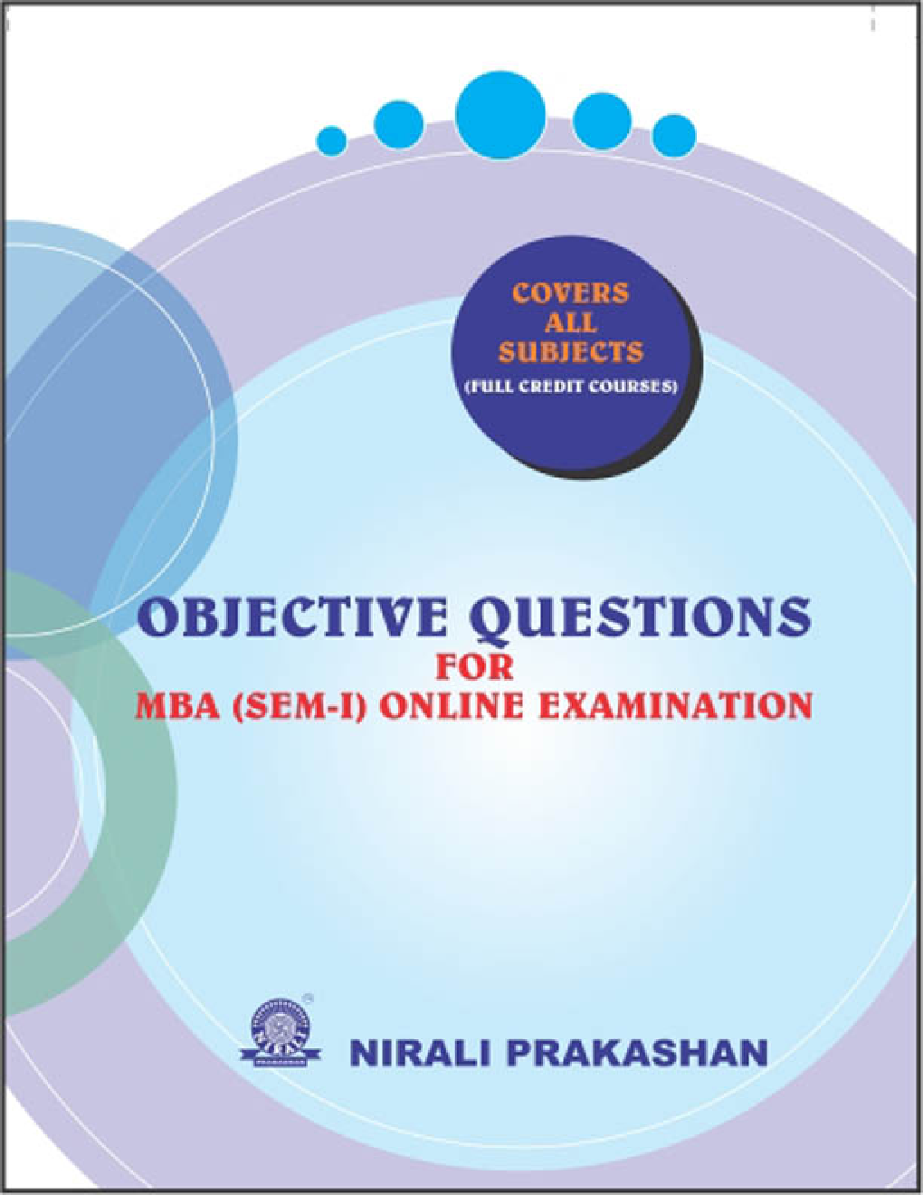 Objective Questions For MBA (Sem-I) Online Examination - Page 1