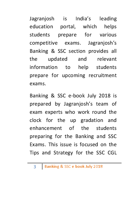 Banking & SSC July 2018 E-Book - Page 4