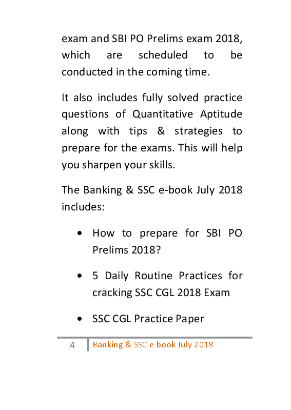 Banking & SSC July 2018 E-Book - Page 5