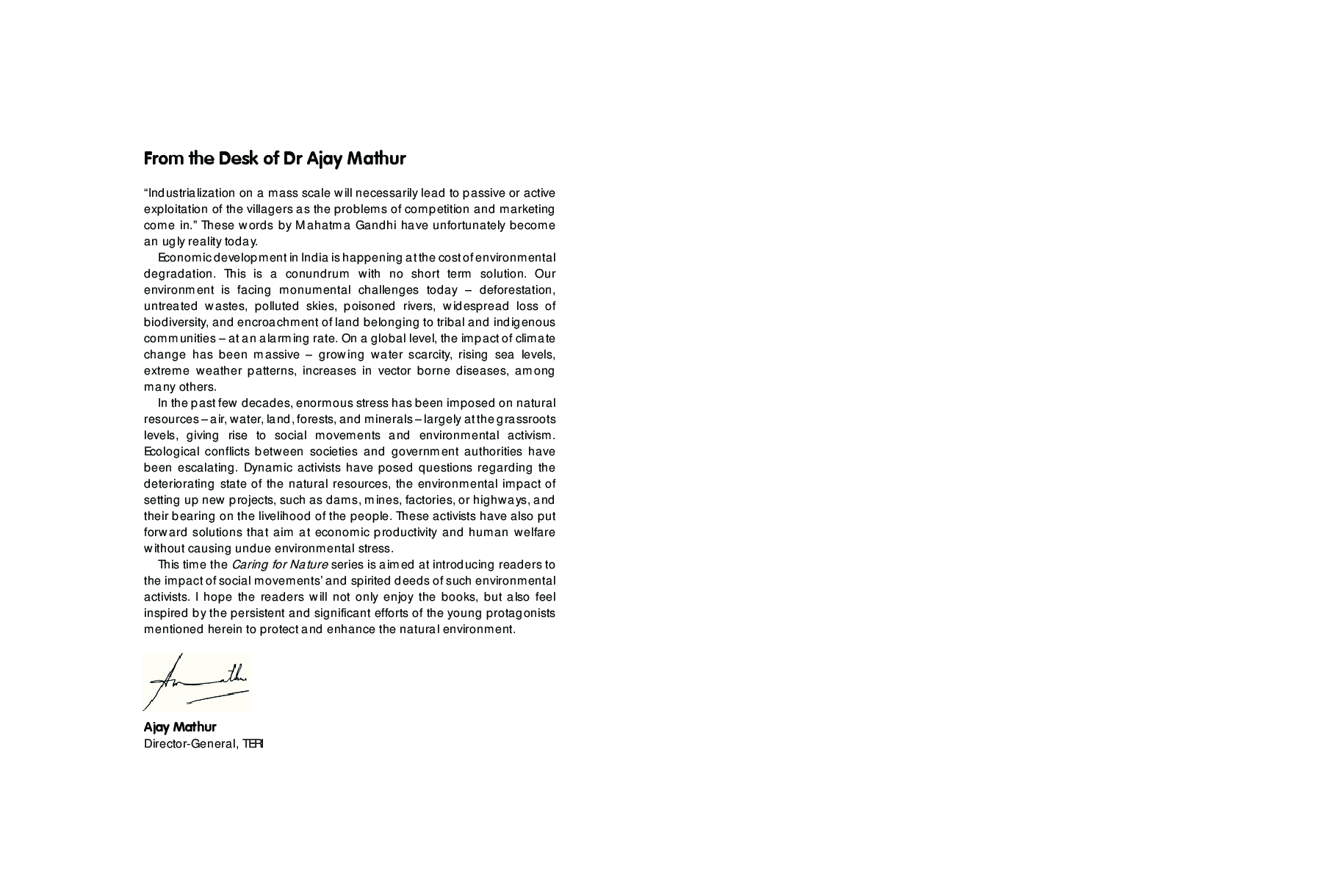 Caring For Nature: The River Of Life (The Story Of The Narmada Bachao Andolan) - Page 2