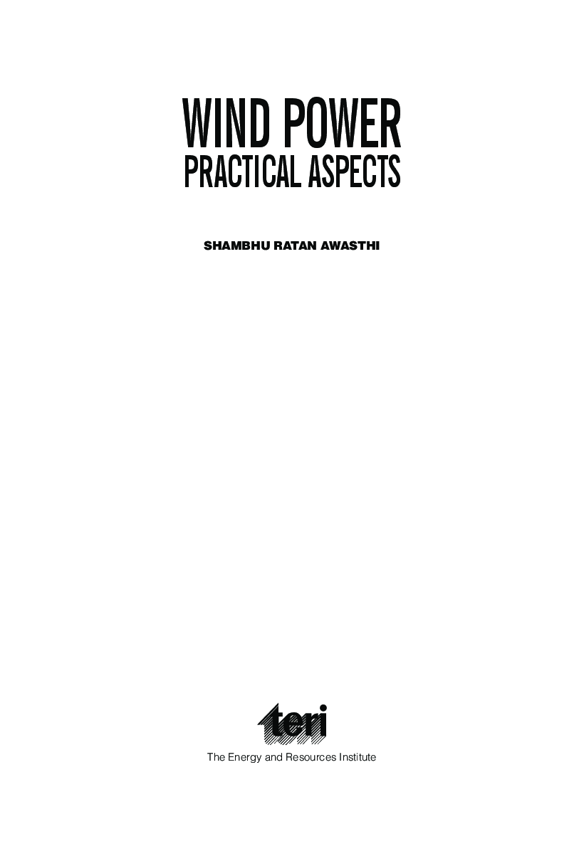 Wind Power : Practical Aspects - Page 3