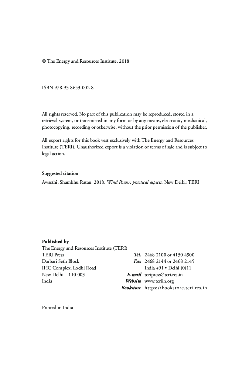 Wind Power : Practical Aspects - Page 4