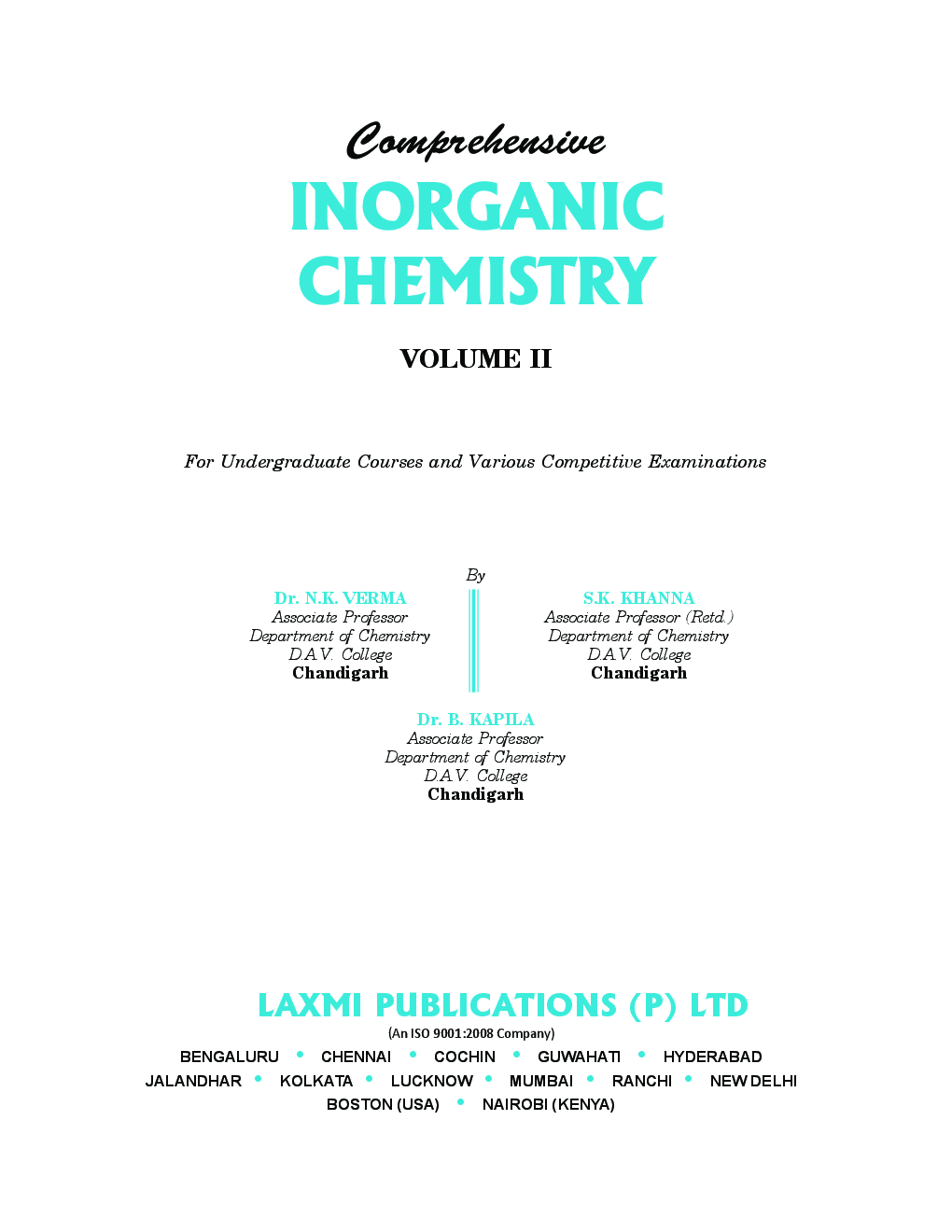 Comprehensive Inorganic Chemistry Vol - II - Page 5