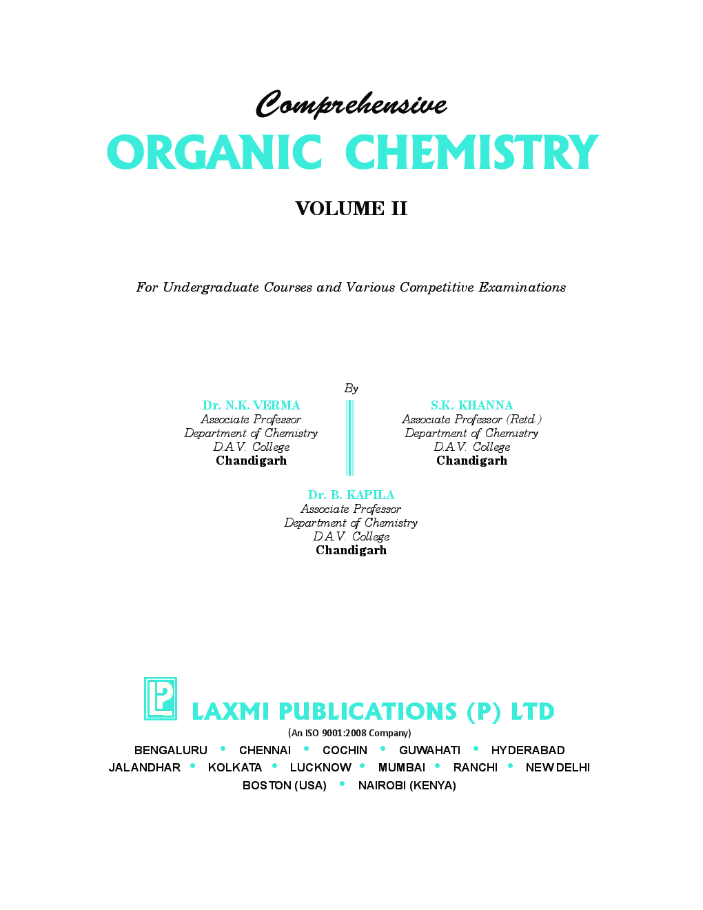 Comprehensive Organic Chemistry Vol - II - Page 5