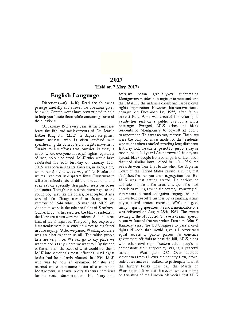 State Bank & Associate Banks P. O. Exam. Solved Papers - Page 5