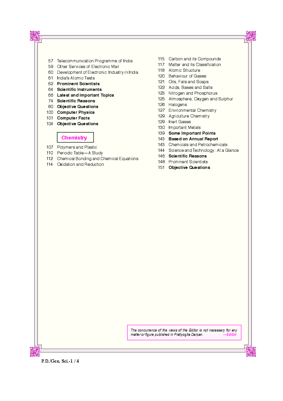 Series-6 General Studies General Science Vol - 1 (Physics & Chemistry) - Page 4