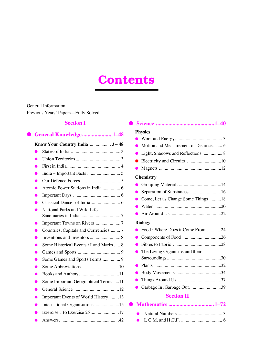 All India Sainik School Entrance Exam. (For Class - 6) - Page 4