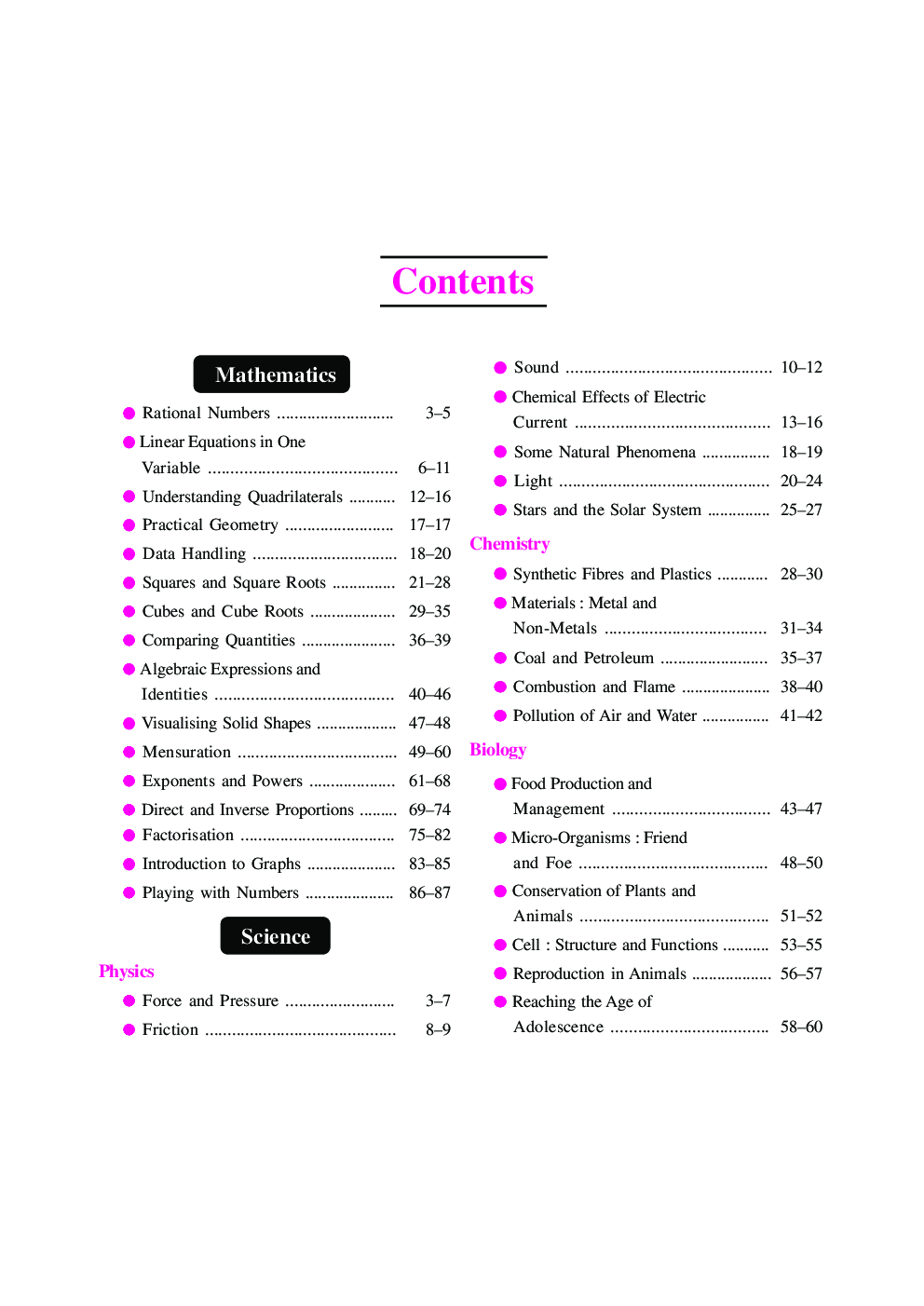 Science Talent & Olympiad Exam. For Class - VIII Revised Edition - Page 4