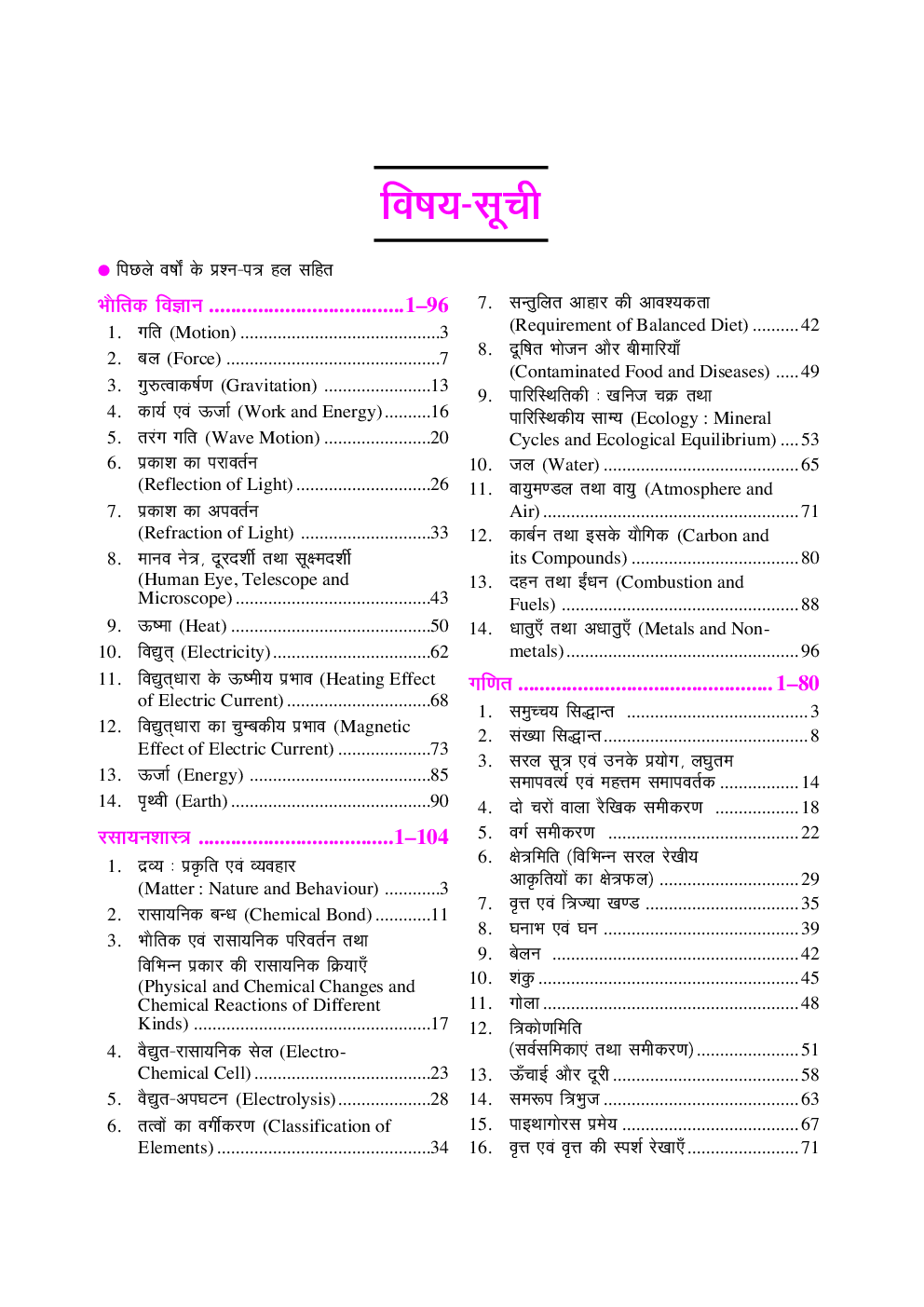 छत्तीसगढ़ प्री. पॉलिटेक्निक टेस्ट Revised Edition - Page 4
