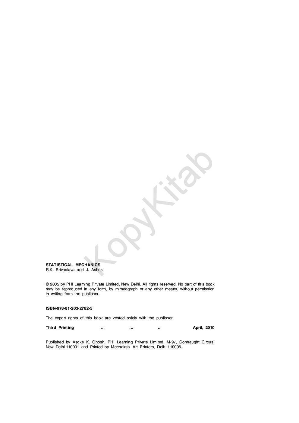 Statistical Mechanics - Page 3