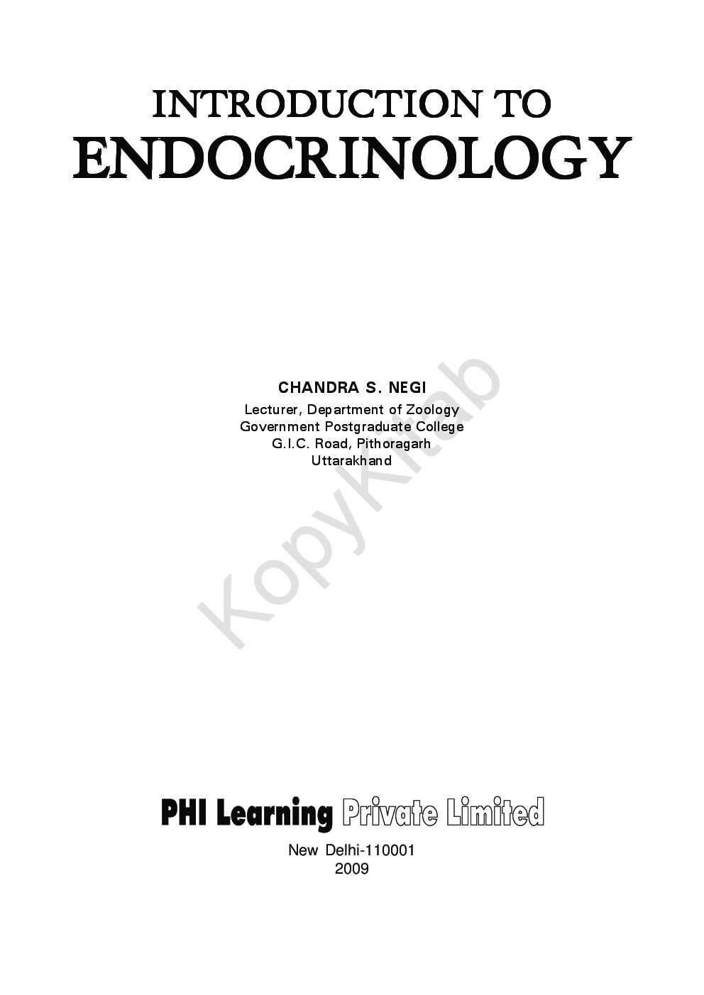 Introduction To Endocrinology - Page 2