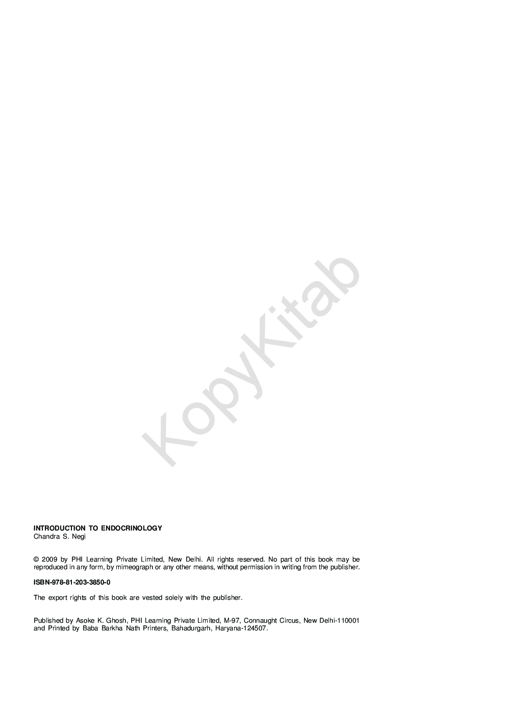 Introduction To Endocrinology - Page 3