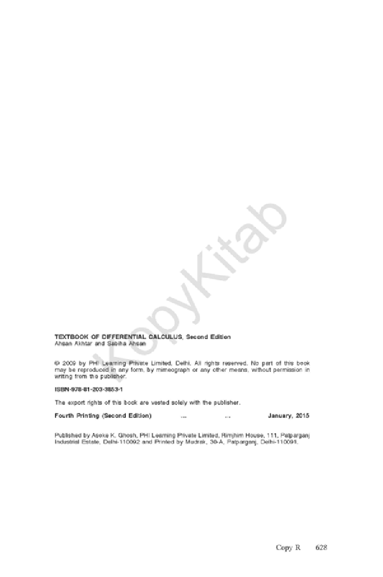 Textbook Of Differential Calculus - Page 3