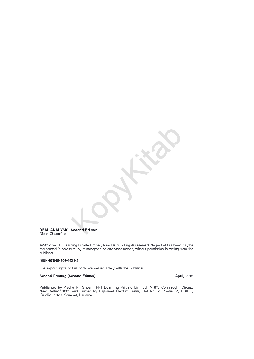 Real Analysis - Page 4