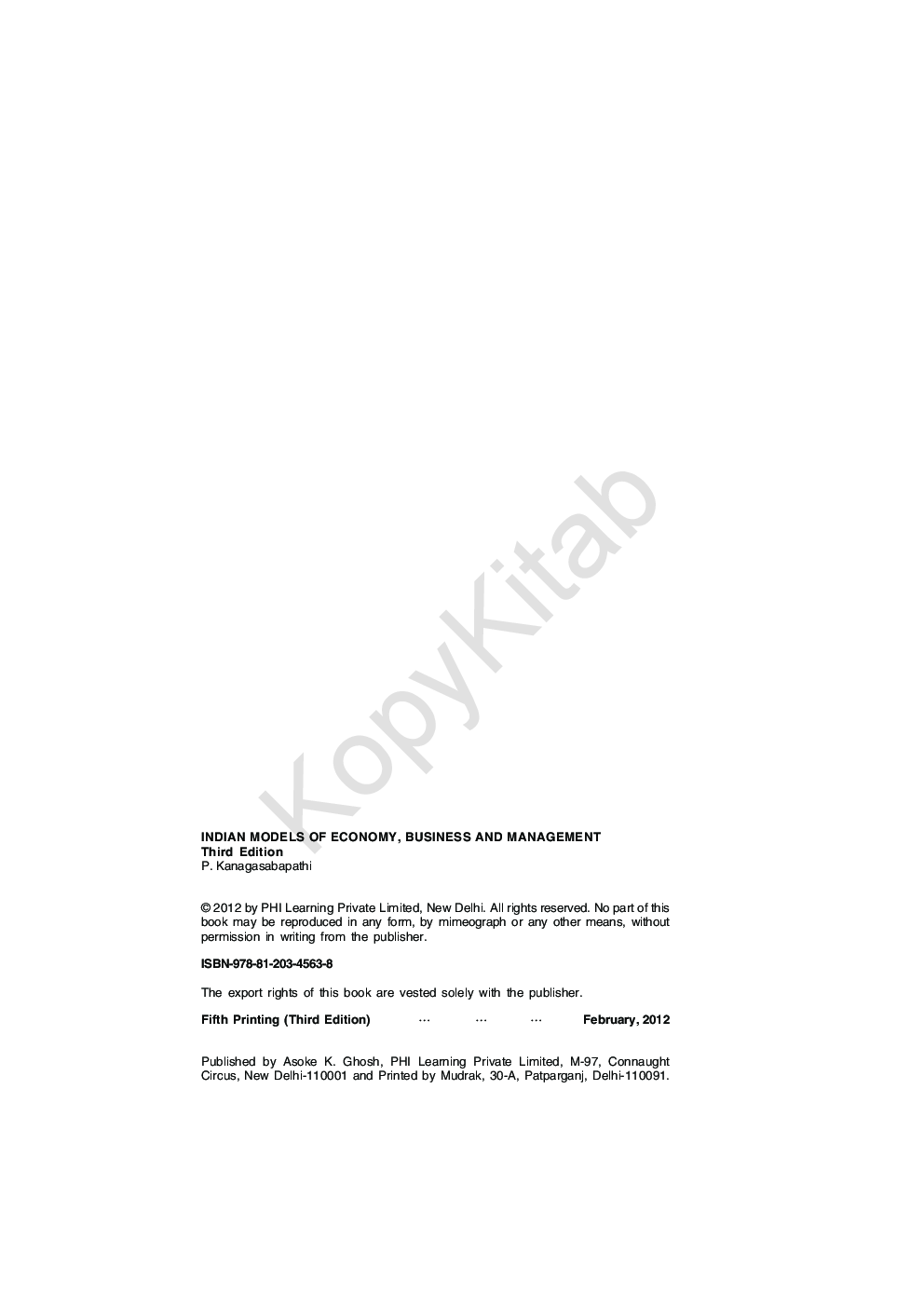 Indian Models Of Economy, Business And Management - Page 4