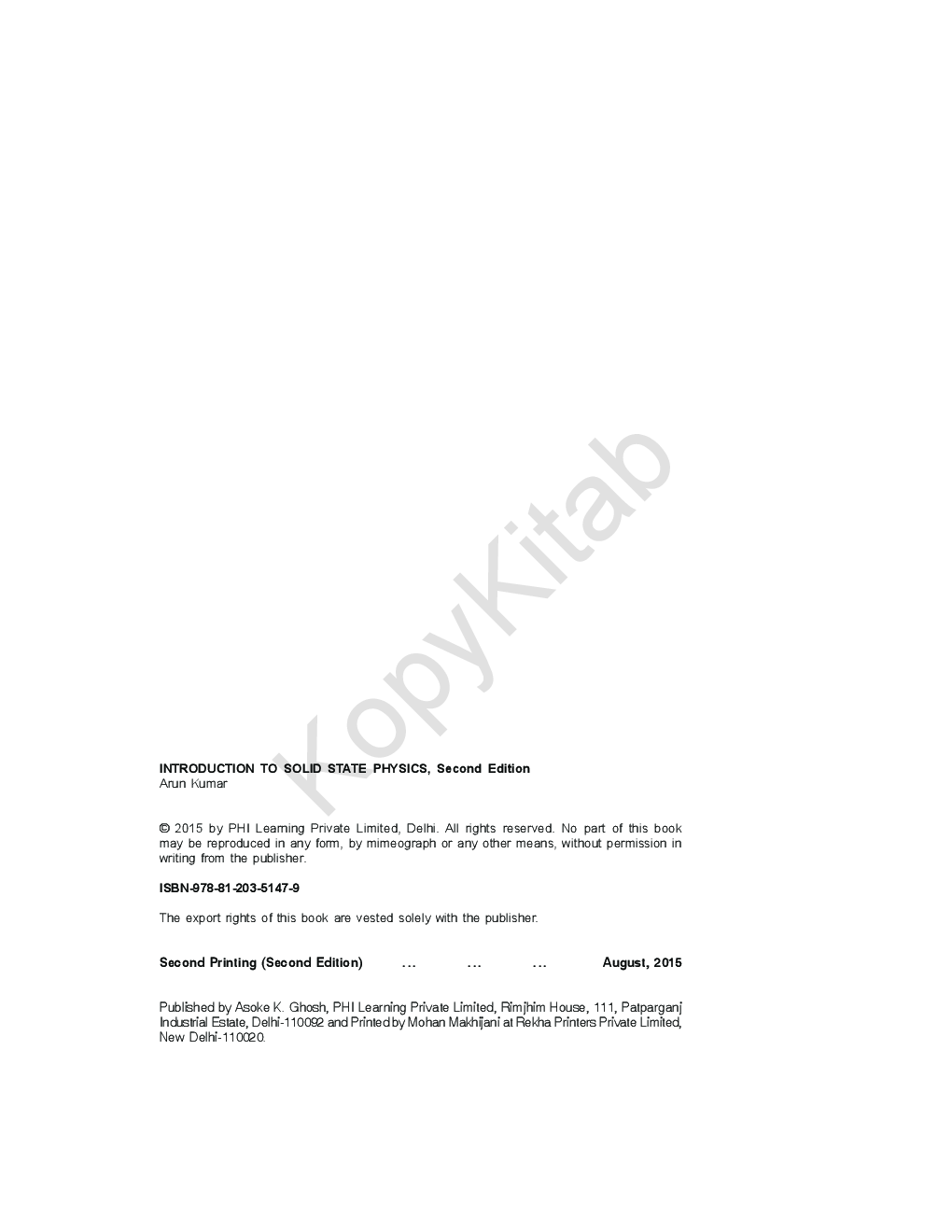Introduction To Solid State Physics - Page 3