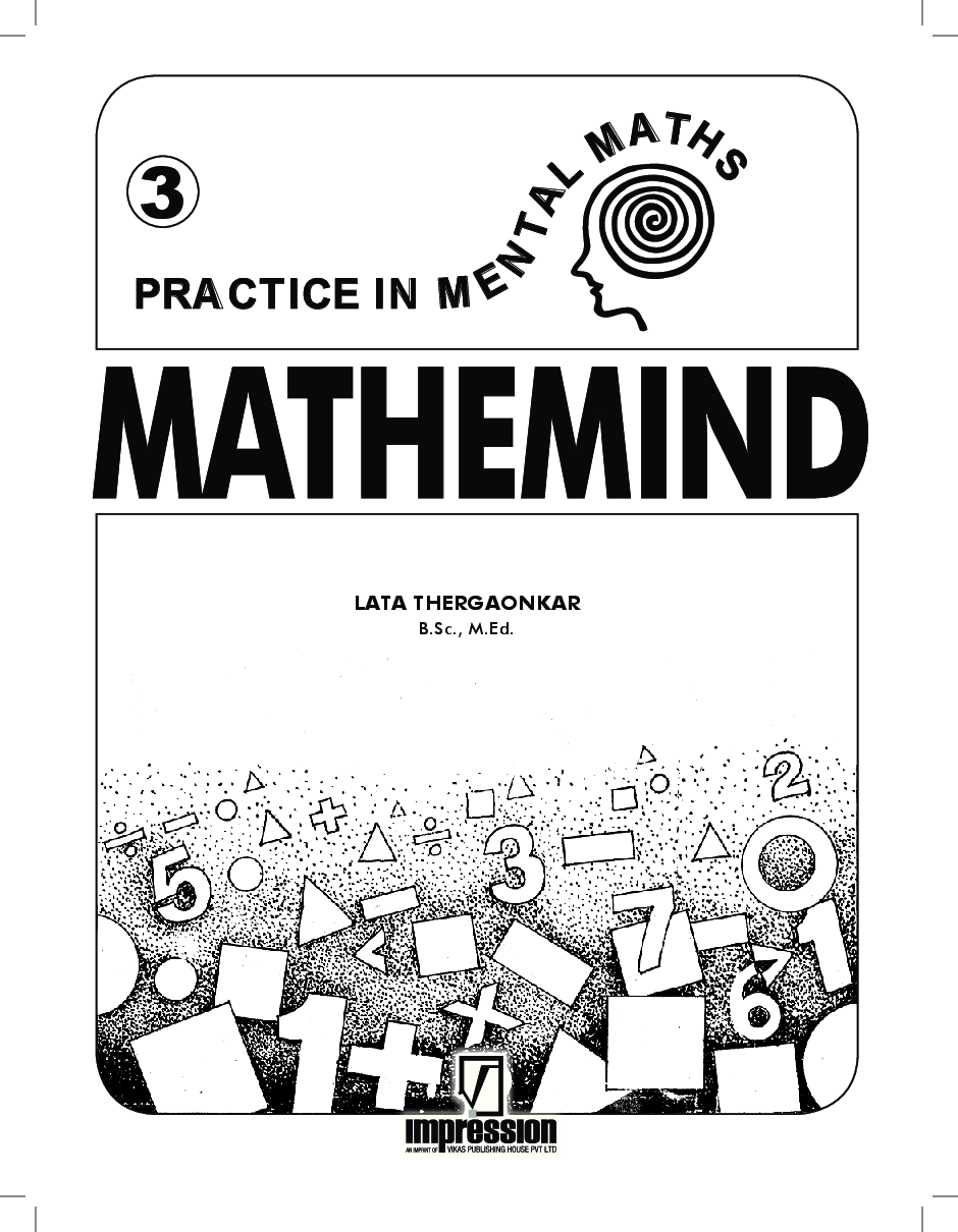 Download Class 3 Mathemind Mental Maths Practice Book PDF Online 2020 Download Class 3 Mathemind Mental Maths Practice Book PDF Online 2020