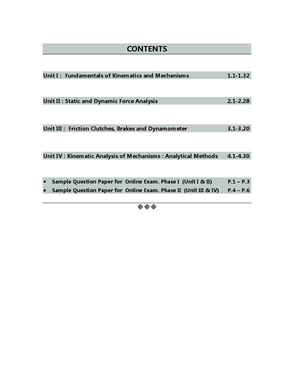 Theory Of Machines - I (MCQ) - Page 5