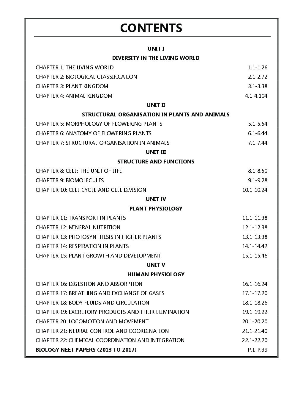 Neet Biology Vol-I - Page 5