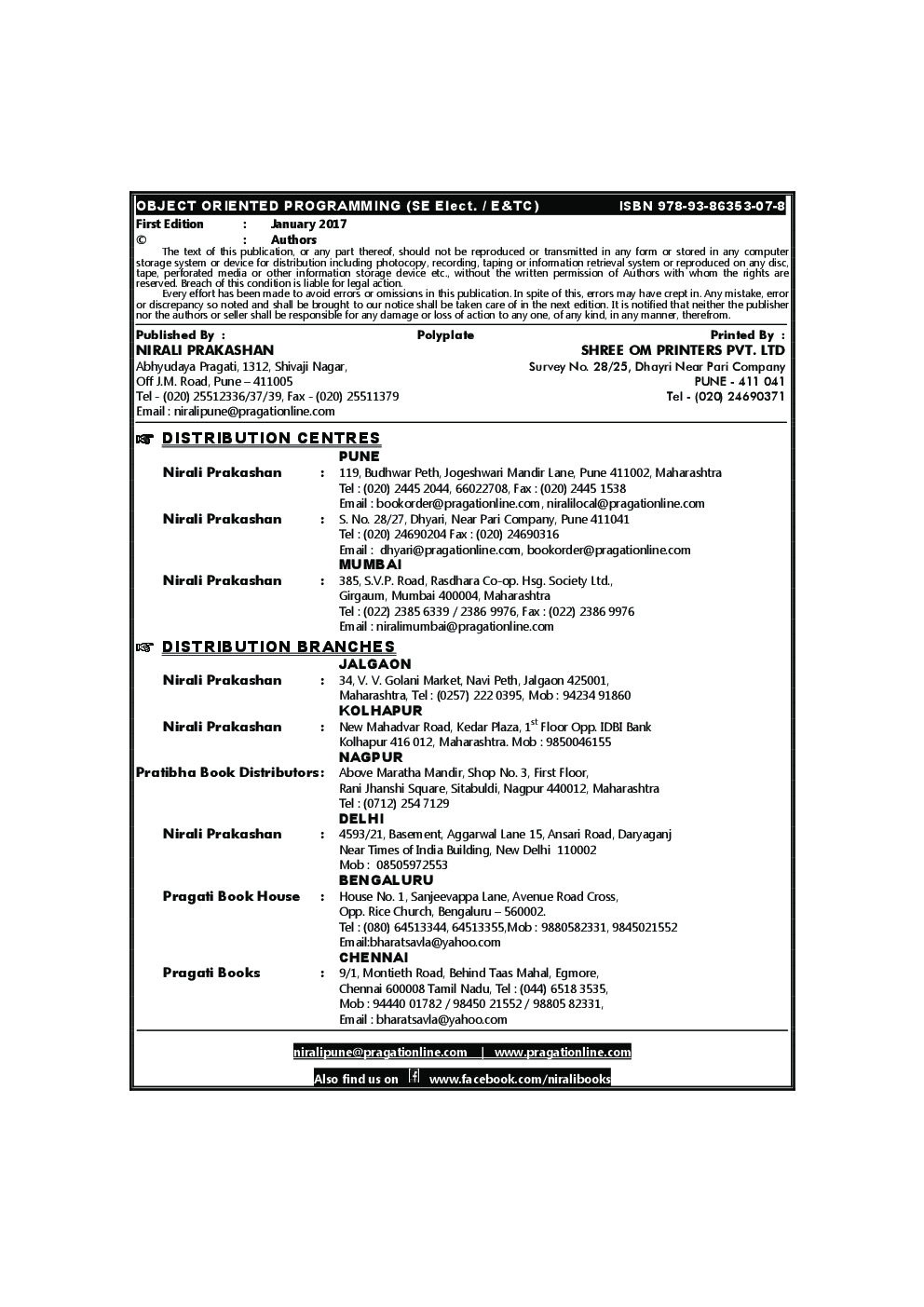 Object Oriented Programming - Page 3