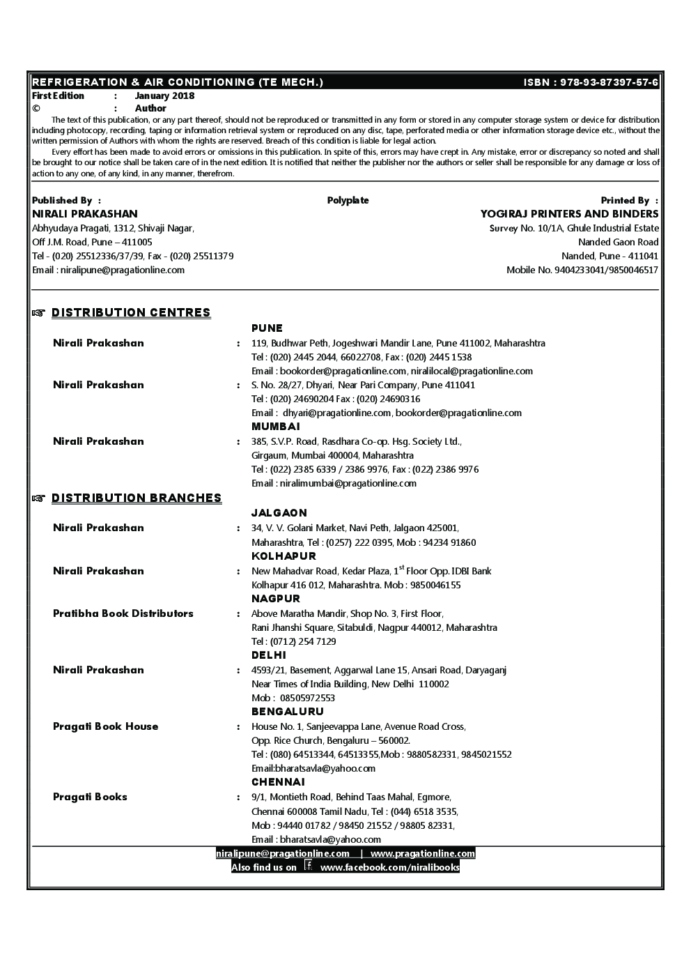 Refrigeration And Air Conditioning - Page 3