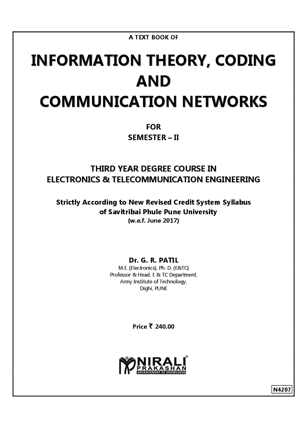 Information Theory, Coding And Communication Networks - Page 2