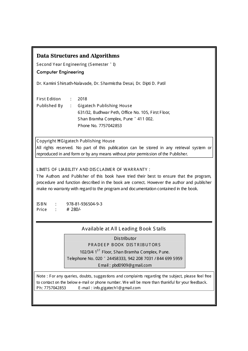 Data Structures And Algorithms - Page 3