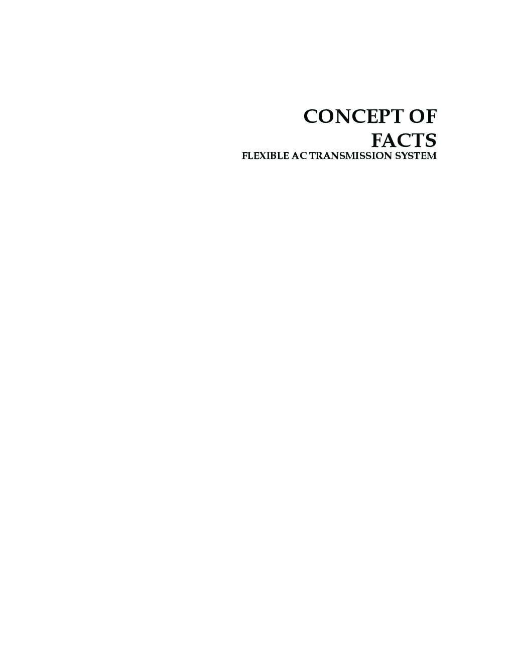 Concept Of Facts (Flexible AC Transmission System) - Page 3