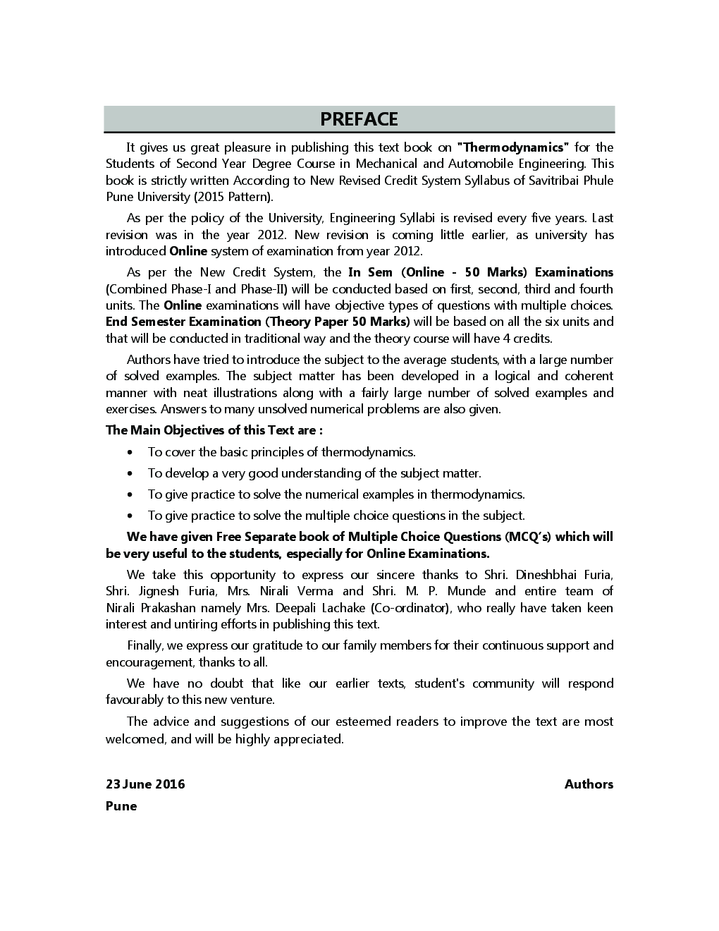 A Text Book Of Thermodynamics - Page 5
