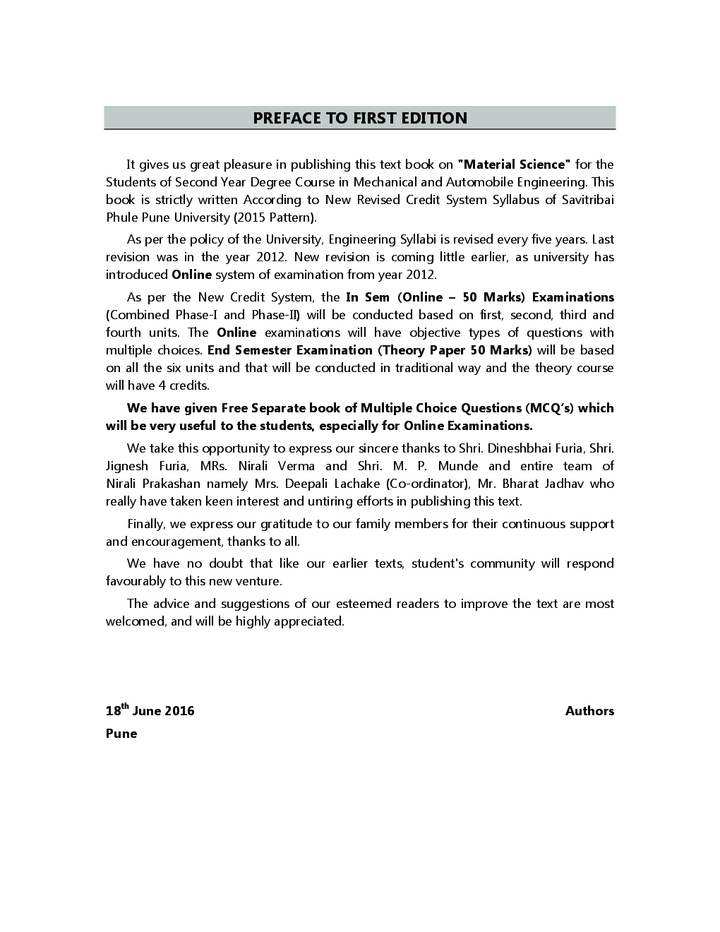 A Text Book Of Material Science - Page 5