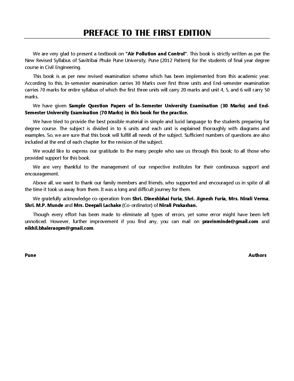 A Text Book Of Air Pollution And Control - Page 5