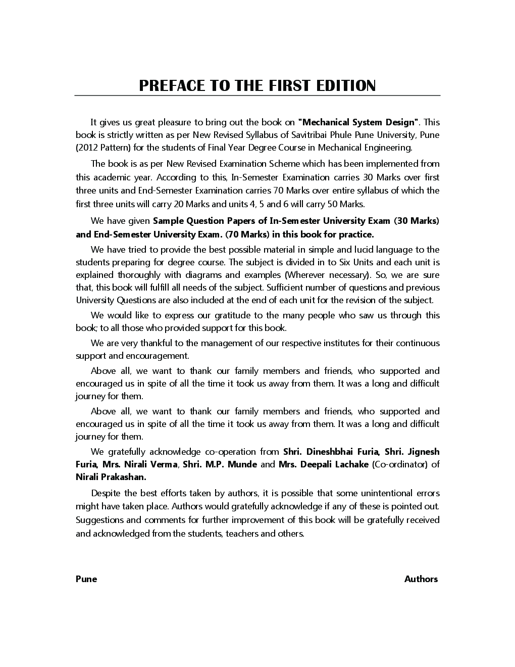 A Unique Text Book Of Mechanical System Design - Page 5