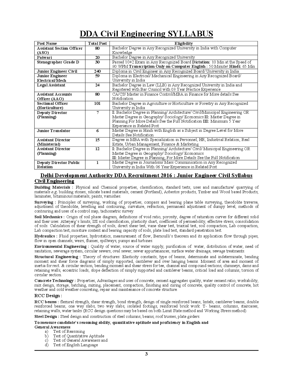 Delhi Development Authority (DDA) JE सिविल इंजीनियरिंग Solved Papers & Practice Book - Page 4