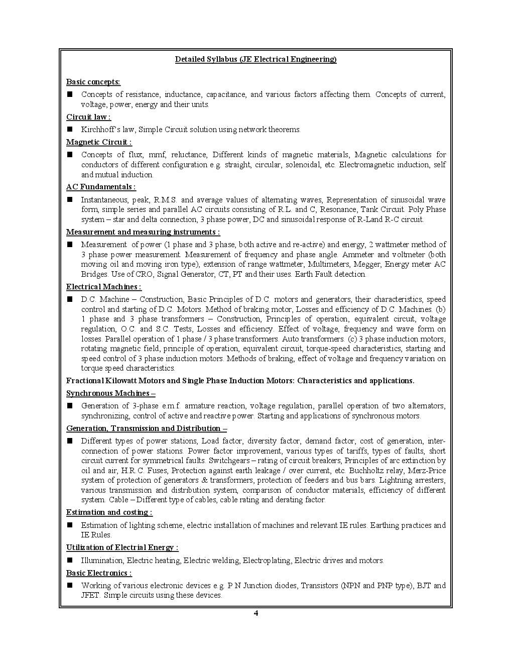 SSC JE इलेक्ट्रिकल इंजीनियरिंग Practice Book (Technical & Non-Technical) - Page 5