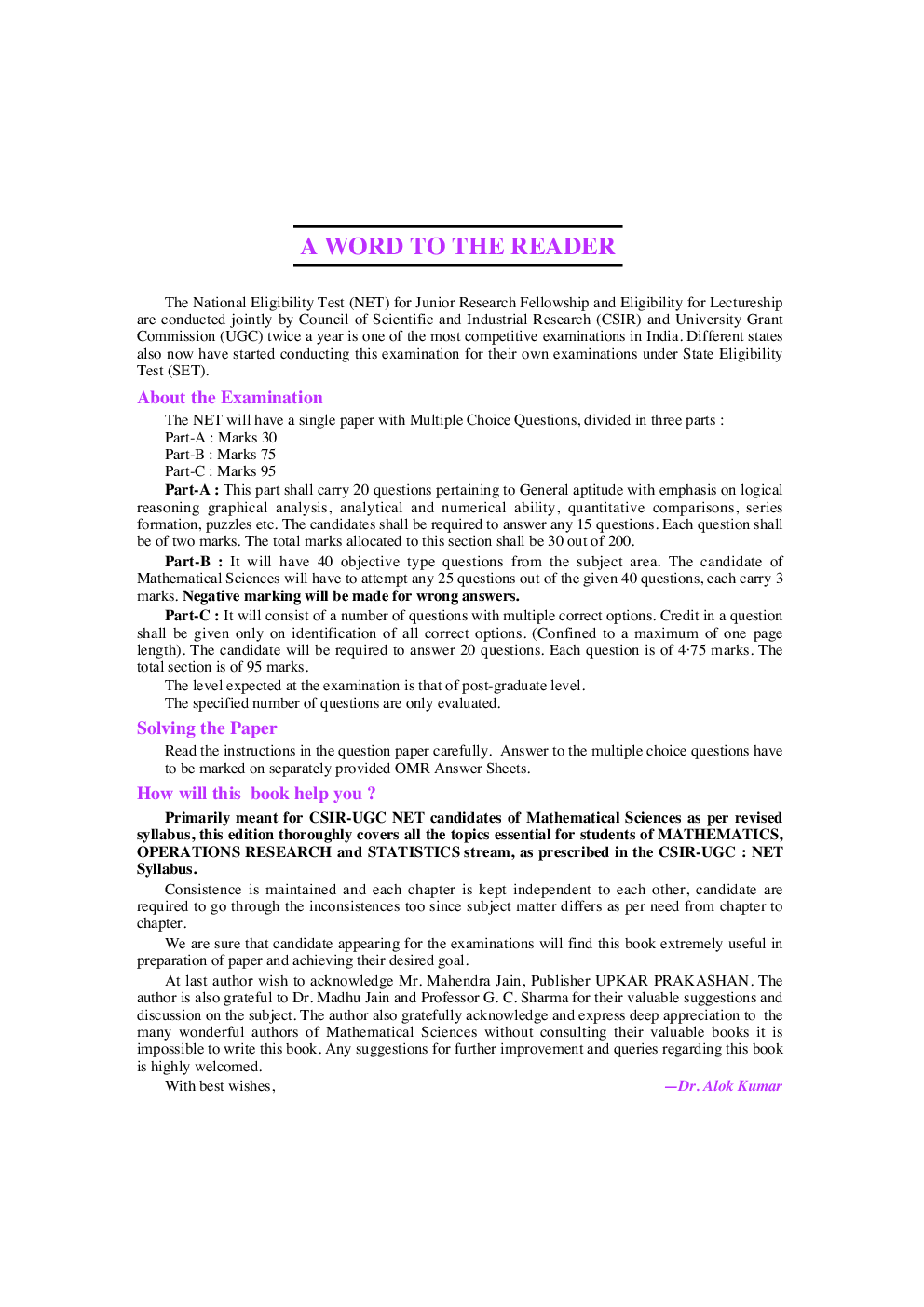 CSIR-U.G.C. NET/JRF/SET Mathematical Sciences 2018 - Page 4