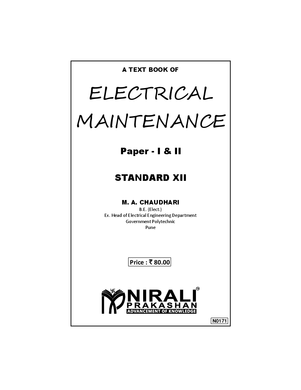 A Textbook Of Electrical Maintenance Paper - I & II - Page 2