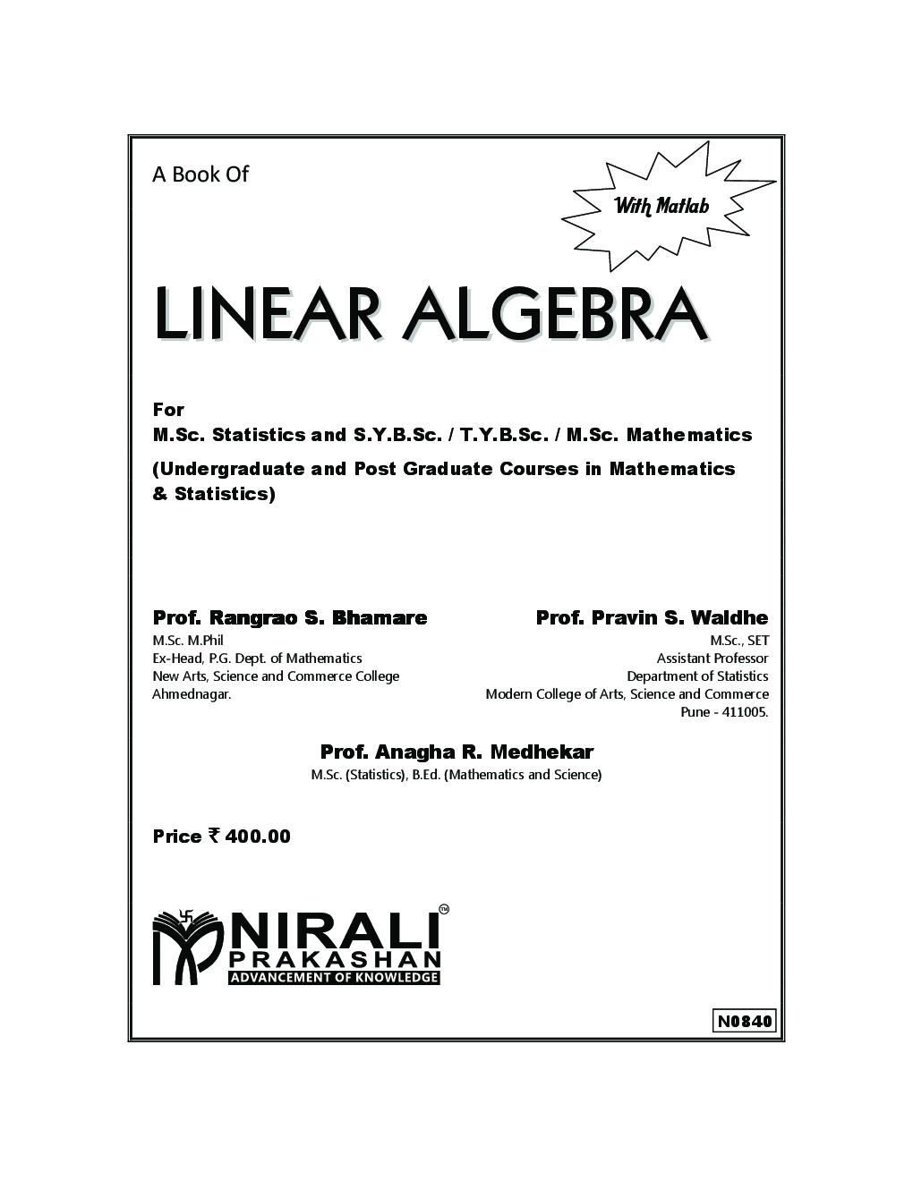 Linear Algebra - Page 2