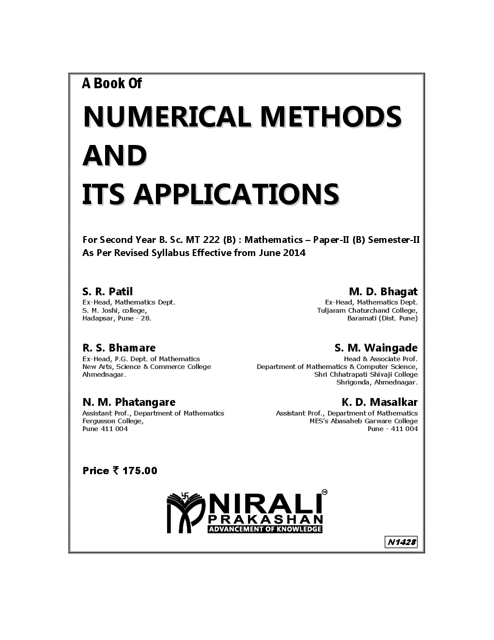 Numerical Methods And Its Application - Page 2