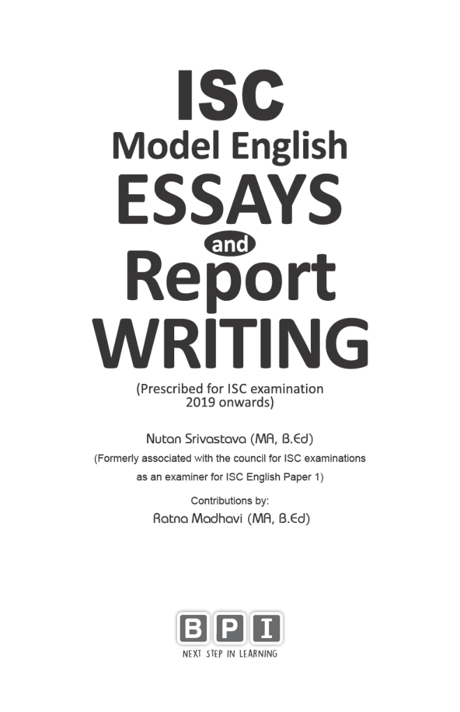 Isc report writing sample pdf picture