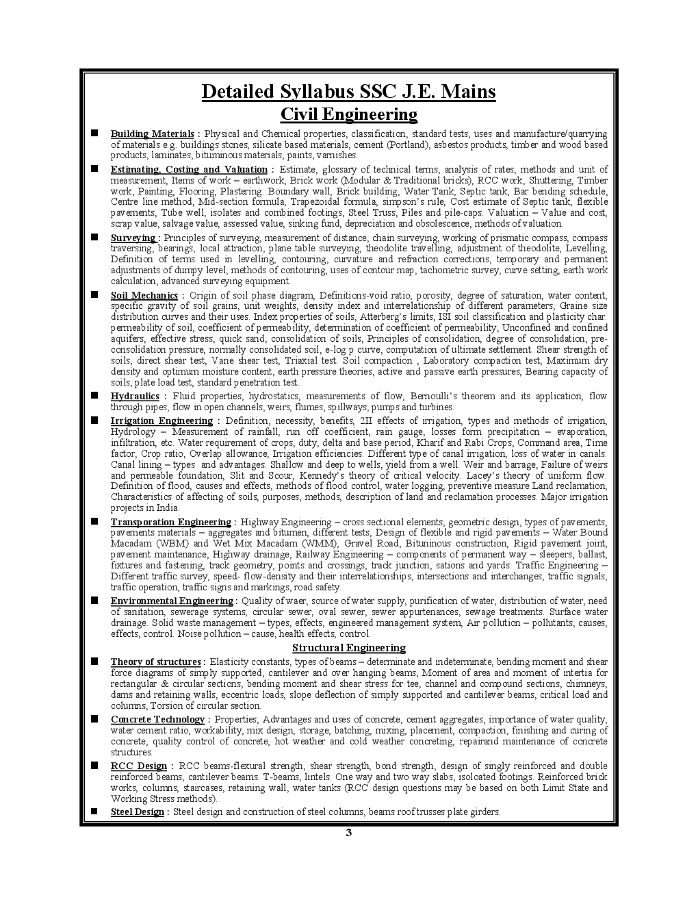 SSC JE (Mains) सिविल इंजीनियरिंग Descriptive Solved Papers - Page 4